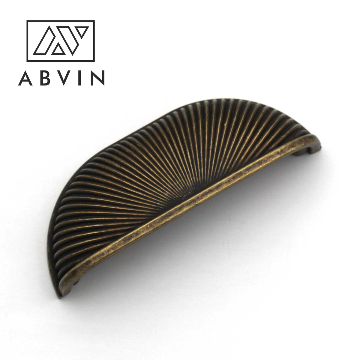 ABVIN Rustic Antique Classical Cup Pulls Handles for Hardware Cabinets and Drawers - 1 pcs