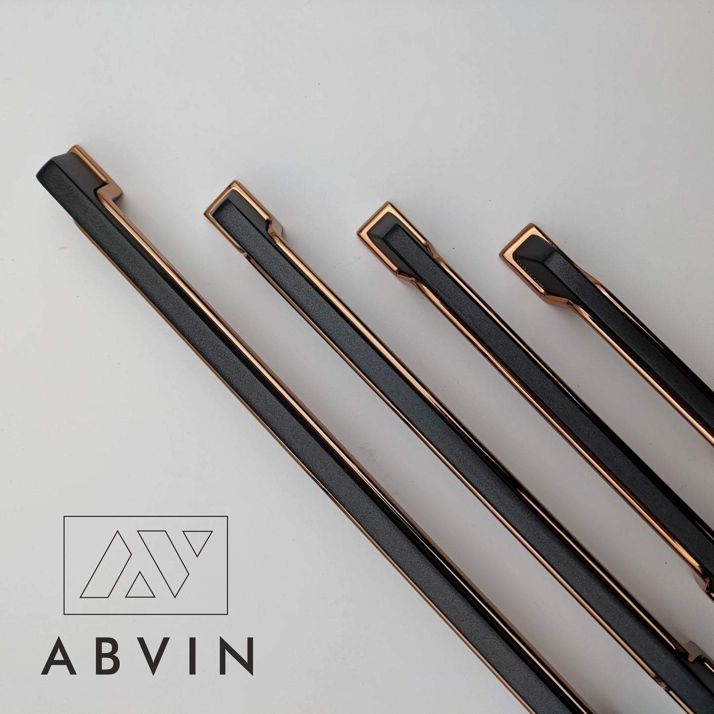 Modern Grey Gold Handles Pulls Cabinet Drawer Dresser Furniture Knob Handle Appliance Pulls - 1 pcs