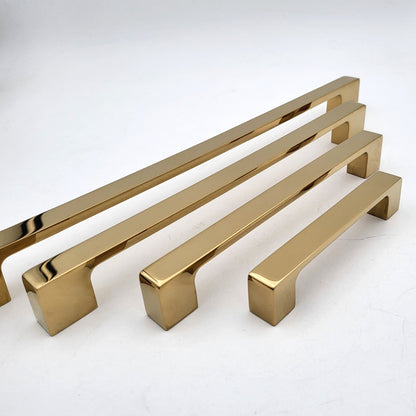 Modern PVD Gold Handles Pulls Cabinet Drawer Dresser Furniture Knob Handle Pulls - 1 pcs
