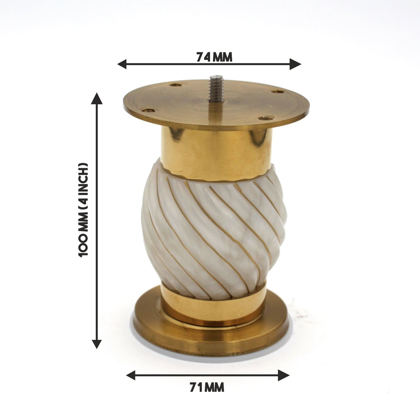 Ceramic Modern Legs, Furniture Legs, IKEA Legs, sofa legs, table legs, cabinet legs, support foot, TV cabinet foot - 1 pcs price