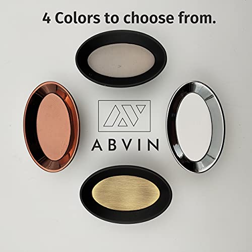 Oval Shape knob - Unique Cabinet Pulls, Beautiful Drawer Knobs, Decorative Knobs, Dresser Knobs, Drawer Pulls, Knobs and Pulls - Black Grey Finish - 1 pcs