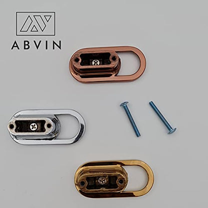 ABVIN Chrome Matt Drawer Knobs Knobs Unique Drawer Cabinet Pulls Beautiful Decorative Dresser Knobs Pulls - Chrome Matt Finish - 1 Pcs