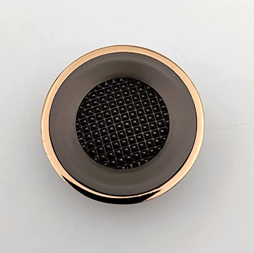 Grey Gold Round Knobs Textured Unique Cabinet Pulls, Beautiful Drawer Knobs, Decorative Knobs, Dresser Knobs, Drawer Pulls, Knobs and Pulls - 1 pcs