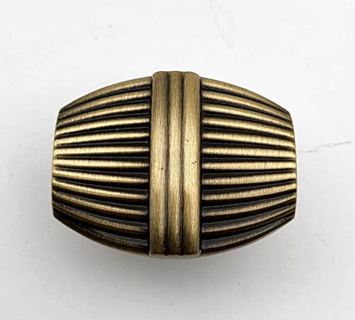 Barrel Knobs Unique Cabinet Pulls, Beautiful Drawer Knobs, Decorative Knobs, Dresser Knobs, Drawer Pulls, Knobs and Pulls - Antique Finish - 1 pcs