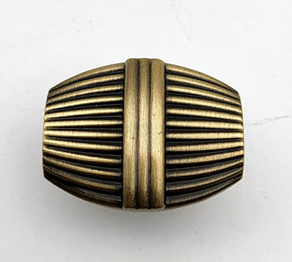 Barrel Knobs Unique Cabinet Pulls, Beautiful Drawer Knobs, Decorative Knobs, Dresser Knobs, Drawer Pulls, Knobs and Pulls - Antique Finish - 1 pcs
