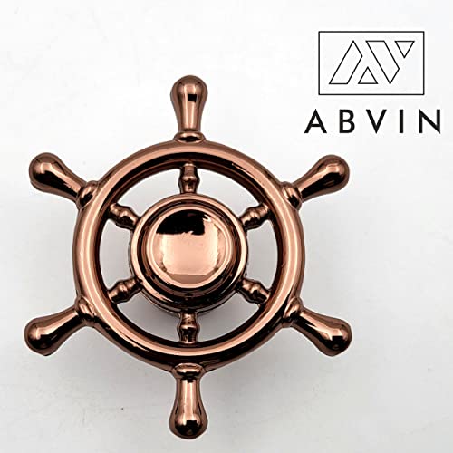 Ship Wheel Shape Knobs for Drawers - Rose Gold - 1 PCS