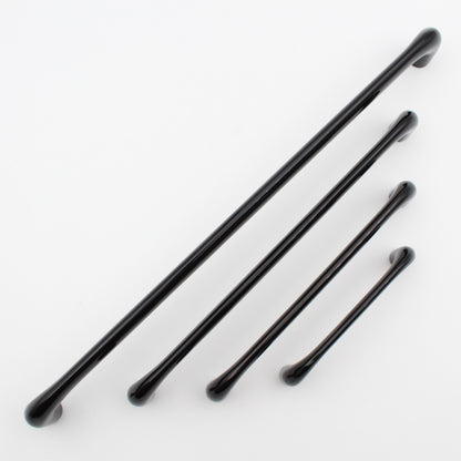 PREMIUM Black shiny Modern Solid Long Pull Bar Handles For Doors Cabinets Cupboards Drawers Appliance Pulls