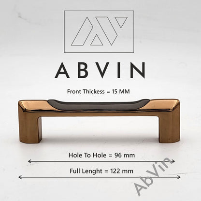 Modern Grey Gold Handles Pulls Cabinet Drawer Dresser Furniture Knob Handle Pulls Version 2 - 1 pcs