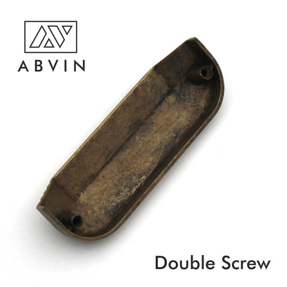 ABVIN Polished Brass Cabinet Pulls – Curved Drawer Handles (1 pc)