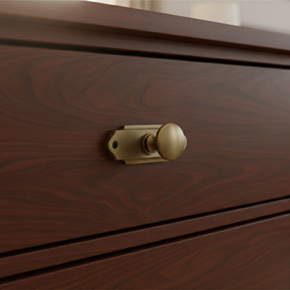 ABVIN Pure Brass Plate Knobs Handles, Furniture Pulls Cabinets Cupboards Drawers knob (1 pcs)