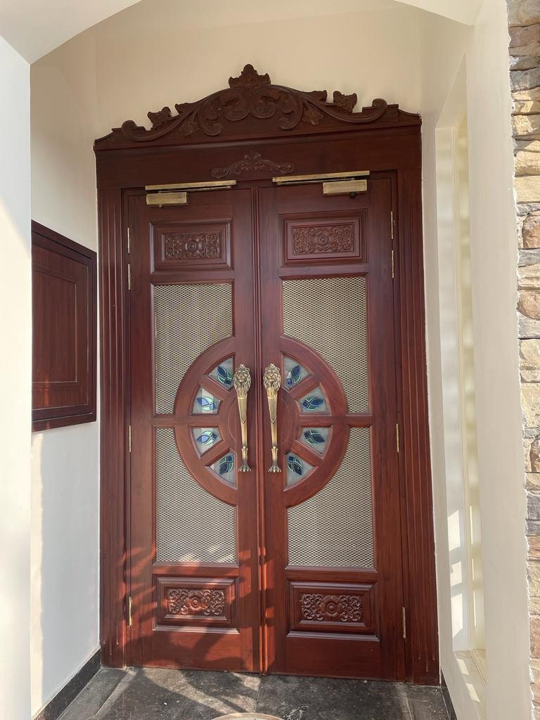 19.5" Large Lion Antique Door Handle, Door Handles for Main Door, Handle Lion Head Design - 1 Pcs