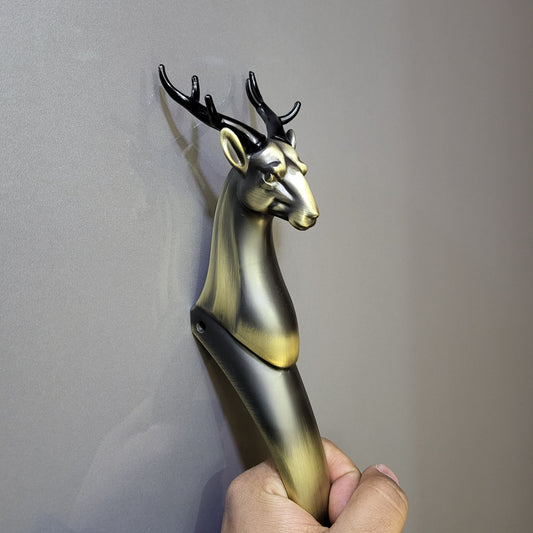 Antique Deer Door Handle, Door Handles for Main Door, Handle Deer Head Design - 1 Pcs