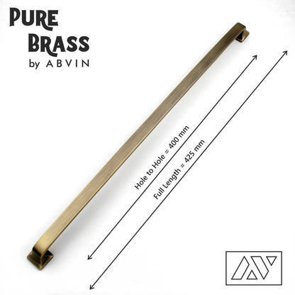 Antique Brass Cabinet Bar Pull Handles Drawer Dresser Furniture Knob Handle Appliance Pulls Gold Kitchen cupboard - 1 piece