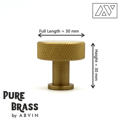 Modern Solid Brass Knurled Cabinet Bar Pull Handles Drawer Dresser Furniture Knob Handle Appliance Pulls Gold Kitchen cupboard - 1 pcs