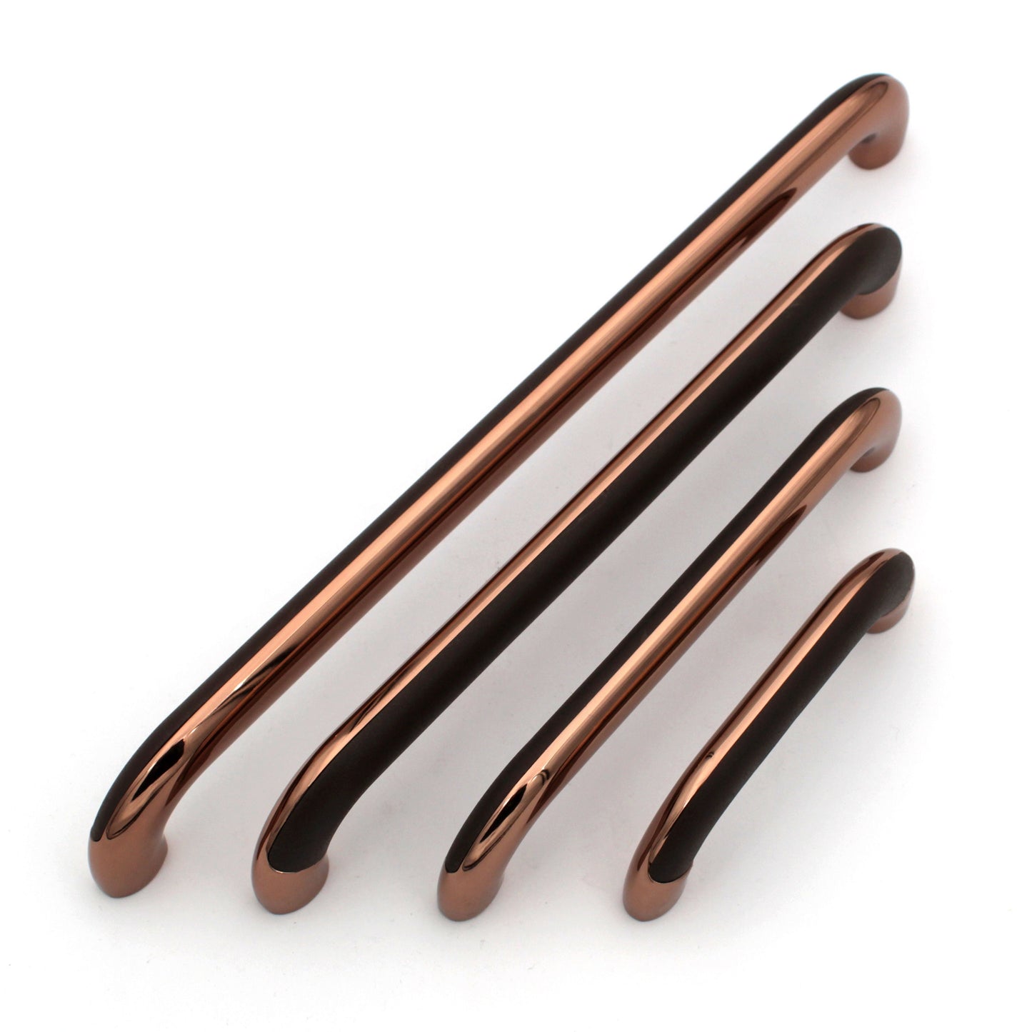 Modern Slim Dual Side Textured Copper Handles Pulls Cabinet Drawer Dresser Furniture Knob Handle Appliance Pulls - 1 pcs ( Not Black)