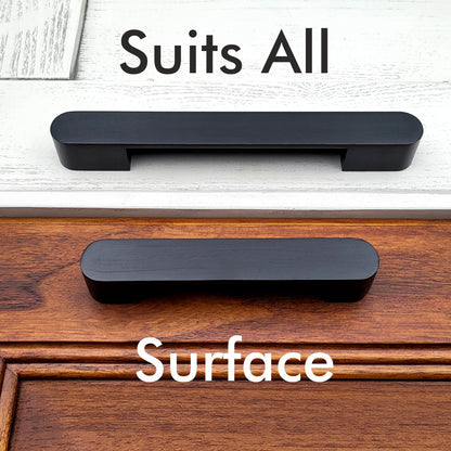 PREMIUM Black Matt Modern Solid Long Pull Bar Handles For Doors Cabinets Cupboards Drawers