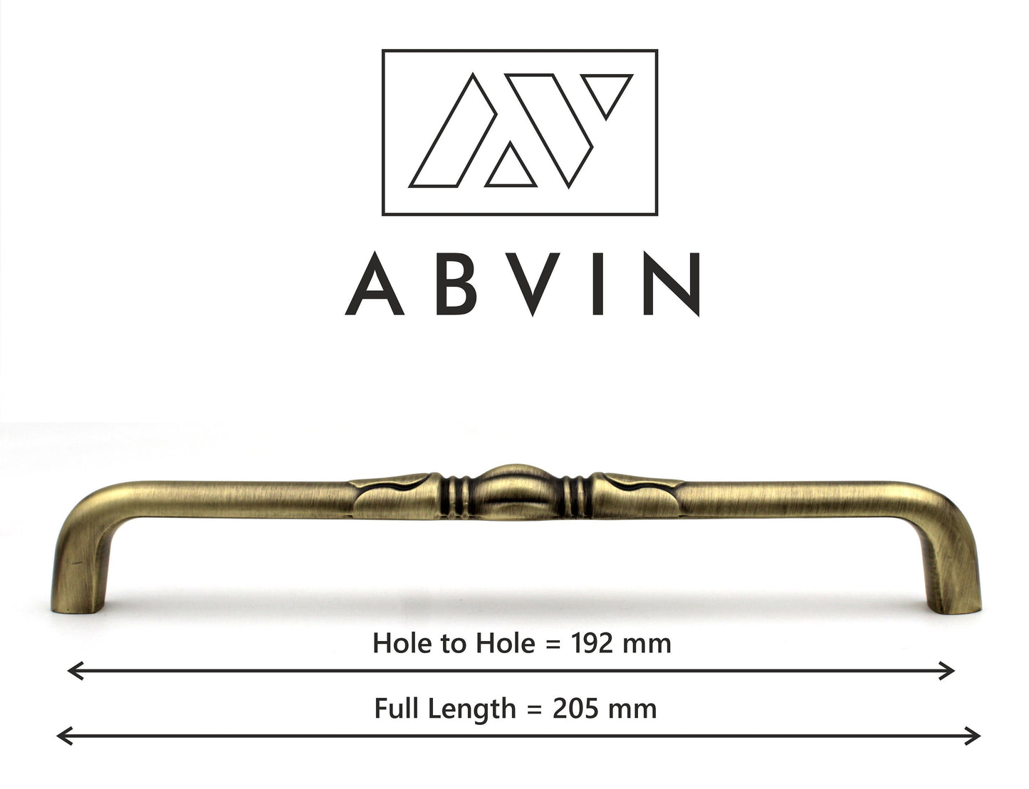 ABVIN Premium Aged Bar Pulls Cabinet Drawer Handles Pulls Cabinet Drawer Dresser Furniture Knob Handle Pulls - 1 pcs