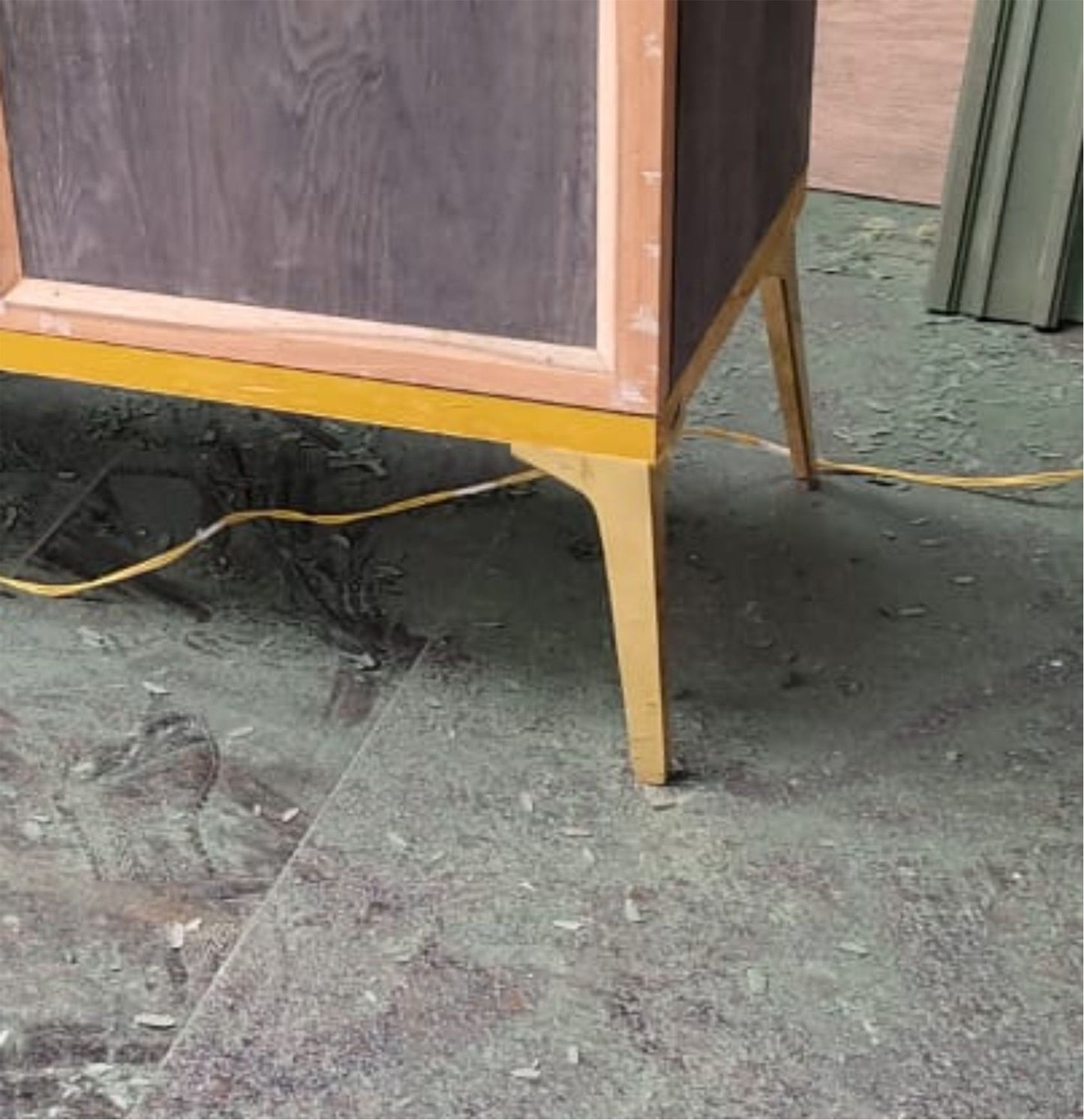 4X Pure Brass Furniture Legs , Sofa Legs , Couch Legs ,Modern Legs, IKEA Legs,  Table legs, Cabinet legs,Replacement Legs