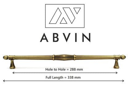 ABVIN Premium Vintage Bar Pulls Cabinet Drawer Handles Pulls Cabinet Drawer Dresser Furniture Knob Handle Pulls - 1 pcs