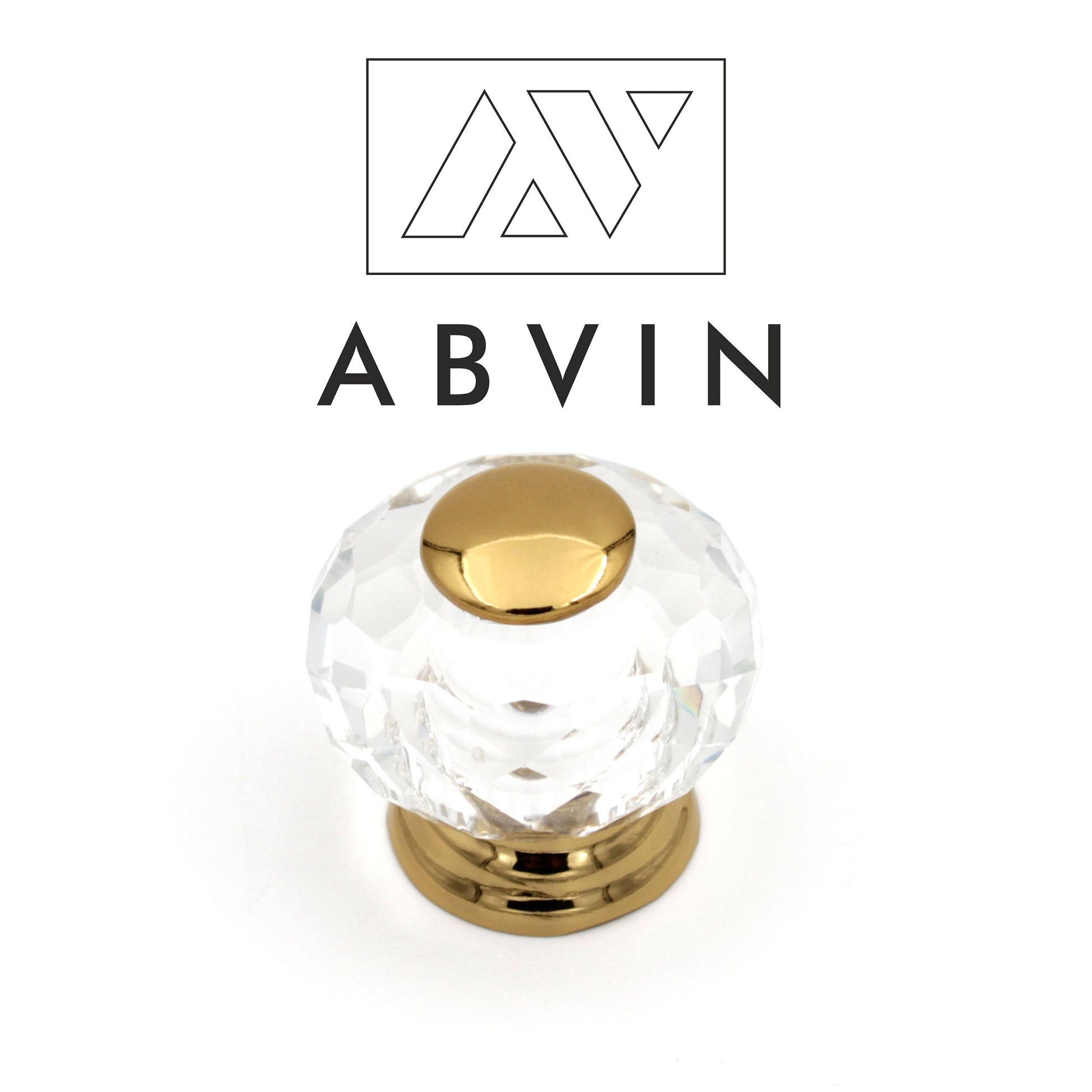 Crystal Gold knob Drawer Knobs Pulls Handles Dresser Knob Cabinet Knob ABVIN Crystal Gold knob Drawer Knobs Pulls Handles Dresser Knob Cabinet Knob ABVIN