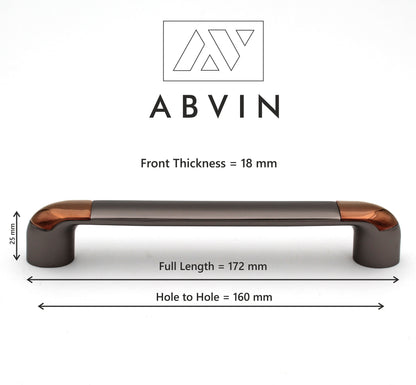 Modern Grey Copper Handles Pulls Cabinet Drawer Dresser Furniture Knob Handle Appliance Pulls - 1 pcs