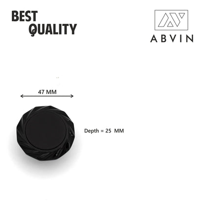 Round Dual Black Knobs Unique Cabinet Pulls Beautiful Drawer Knobs Decorative Knobs Dresser Knobs Drawer Pulls Knobs and Pulls - 1 Pcs