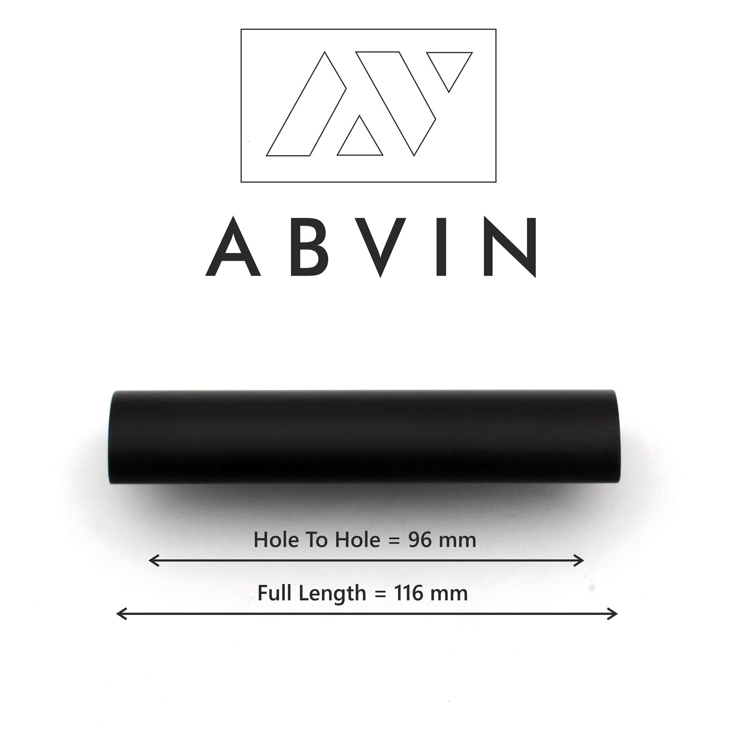 Kitchen Handles Premium Black Matt Modern Solid Long  For Doors Cabinets Cupboards Drawers Profile Type