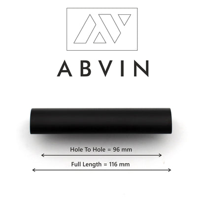 Kitchen Handles Premium Black Matt Modern Solid Long  For Doors Cabinets Cupboards Drawers Profile Type