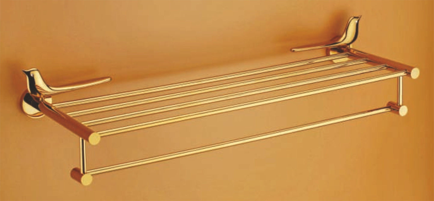 Sparrow Pure Brass PVD GOLD Bathroom Accessories Soap dishes, toilet paper holder, towels holder, hooks , Soap Dispenser