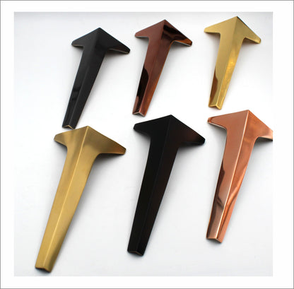 4X Pure Brass Furniture Legs , Sofa Legs , Couch Legs ,Modern Legs, IKEA Legs,  Table legs, Cabinet legs,Replacement Legs