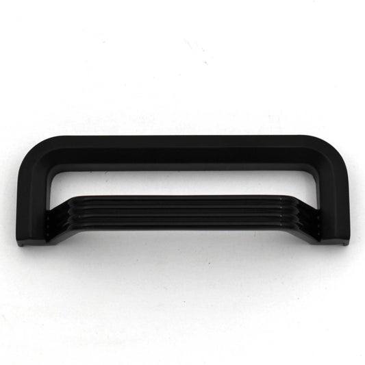 ABVIN Linning Dual Black Modern Cup Pulls Cabinet Handles for Hardware Cabinets, Cupboards and Drawers - 1 pcs