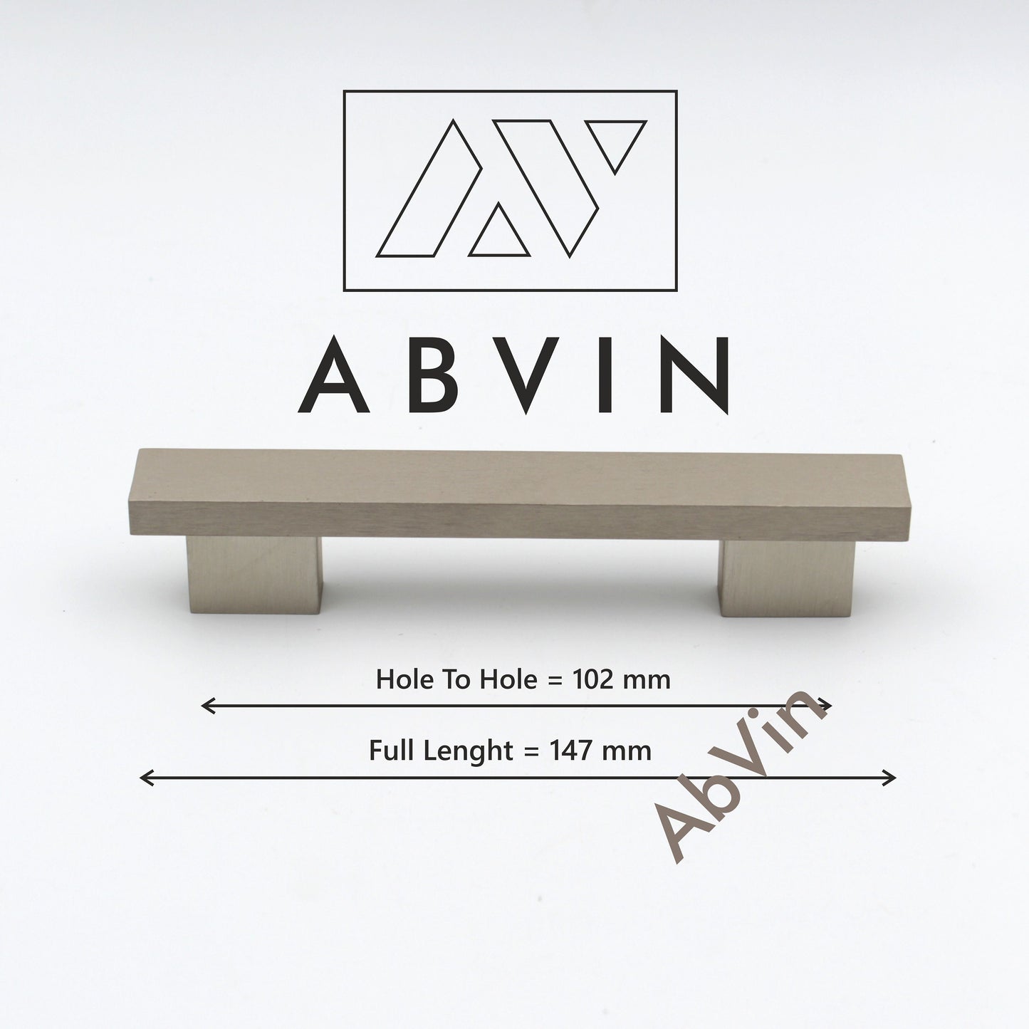 ABVIN PREMIUM Matt SS Modern Solid Long Pull Bar Handles For Doors Cabinets Cupboards Drawers