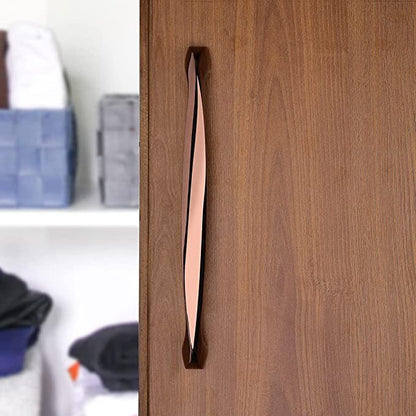 ABVIN Glossy Copper look Modern Solid Long Pull Bar Handles For Doors Cabinets Cupboards Drawers