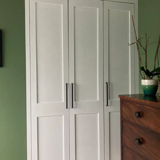 Premium Thin Black Brass Bar Handles, Modern Cabinet Hardware, Furniture Pulls for Doors, Cabinets, Cupboards & Drawers