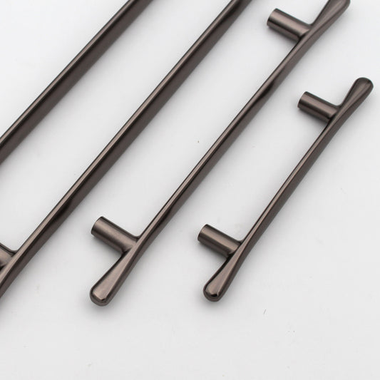 Modern Grey Handles Pulls Cabinet Drawer Dresser Furniture Knob Handle Pulls - 1 pcs