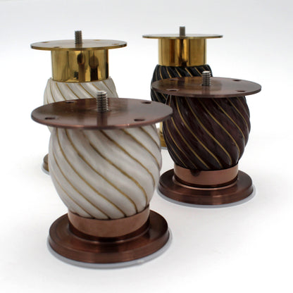 Ceramic Modern Legs, Furniture Legs, IKEA Legs, sofa legs, table legs, cabinet legs, support foot, TV cabinet foot - 1 pcs price