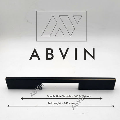 PREMIUM Black Matt Gold Modern Solid Long Pull Bar Handles For Doors Cabinets Cupboards Drawers