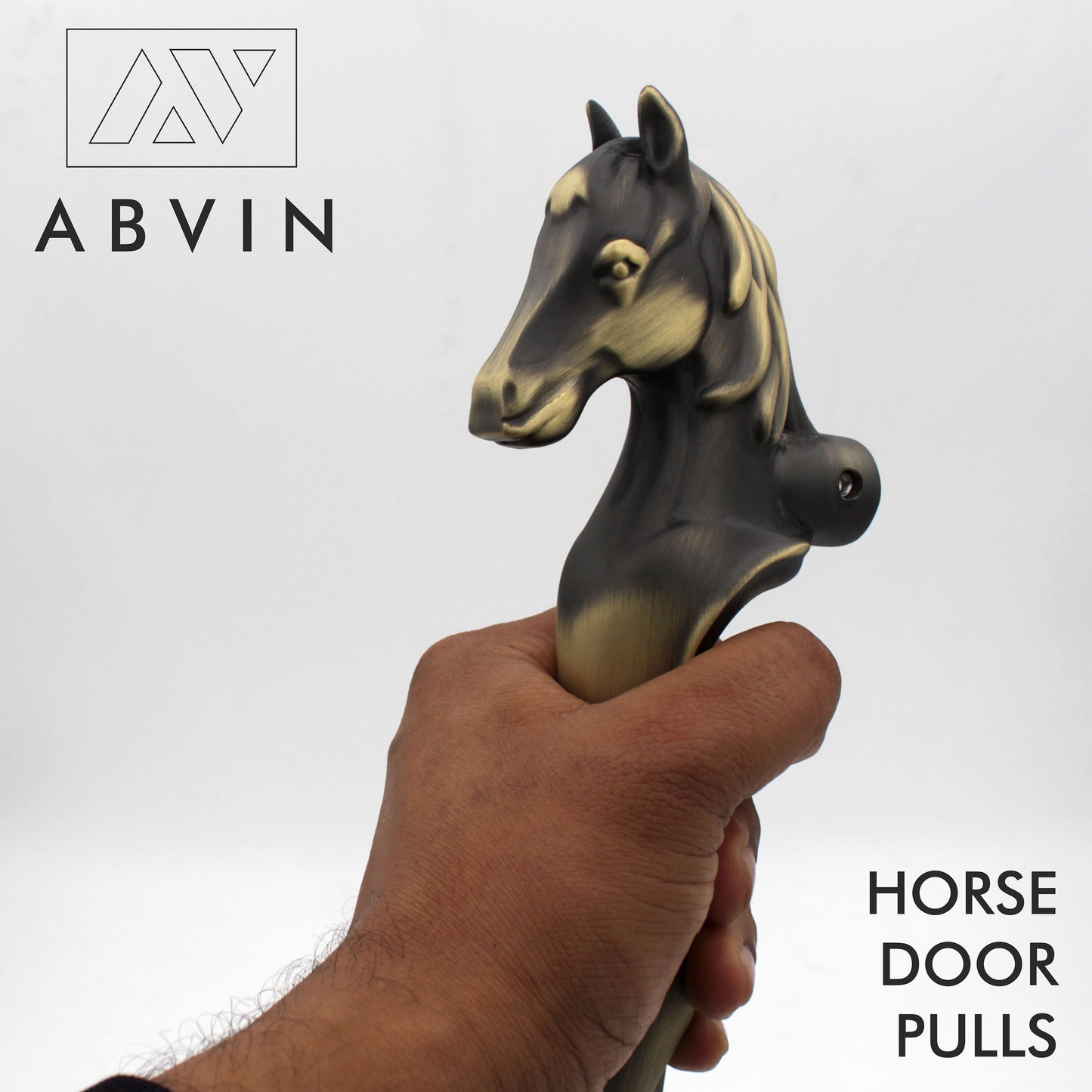 Horse Antique Door Handle, Door Handles for Main Door, Handle Horse Head Design - 1 Pcs