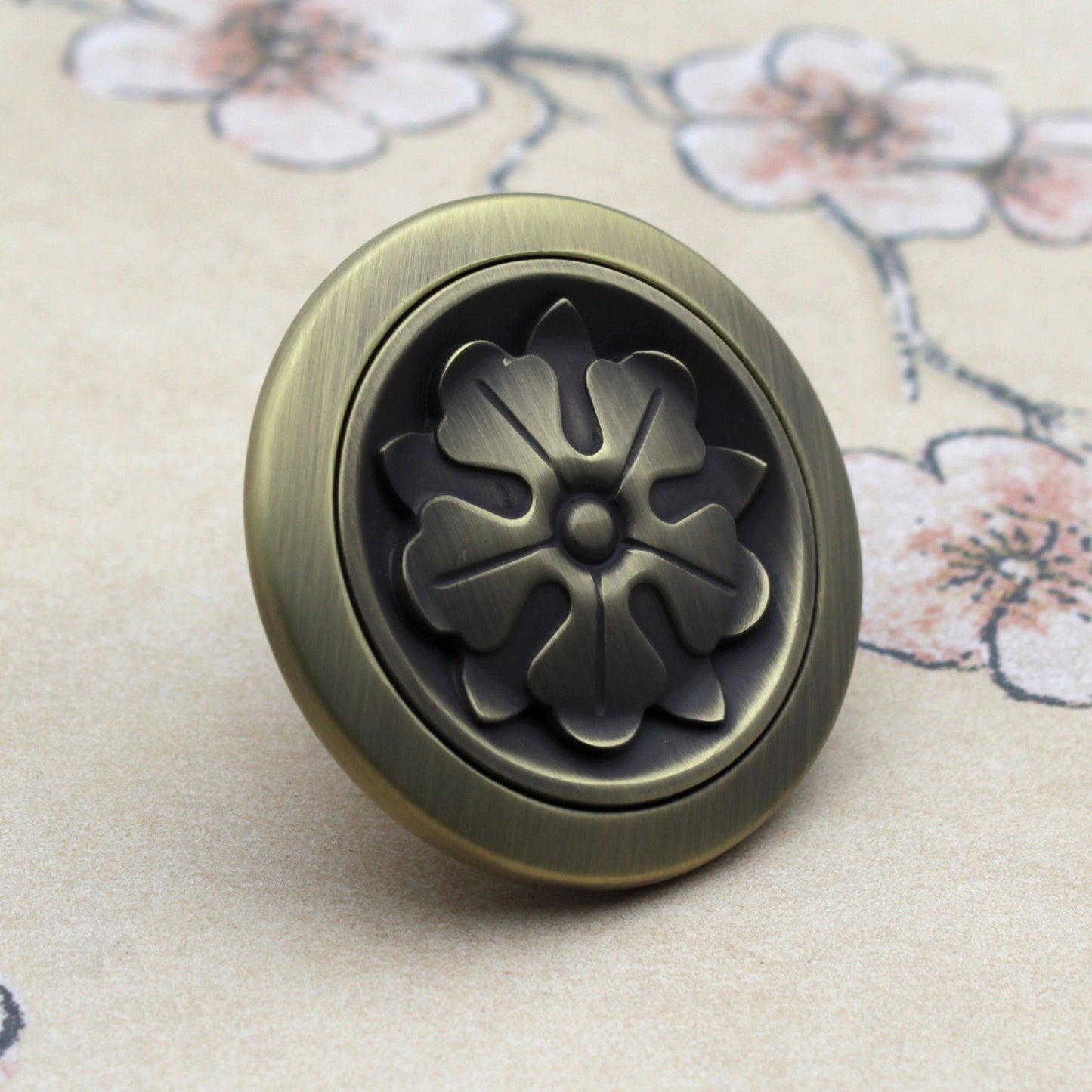 Premium Round Flower knob Drawer Knobs Pulls Handles Dresser Knob Cabinet Knobs Kitchen Knobs