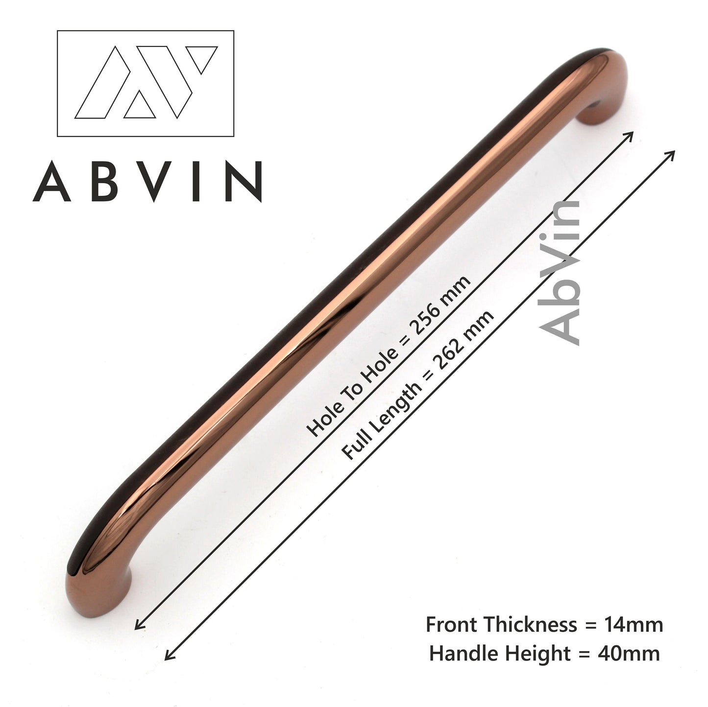 Modern Slim Dual Side Textured Copper Handles Pulls Cabinet Drawer Dresser Furniture Knob Handle Appliance Pulls - 1 pcs ( Not Black)