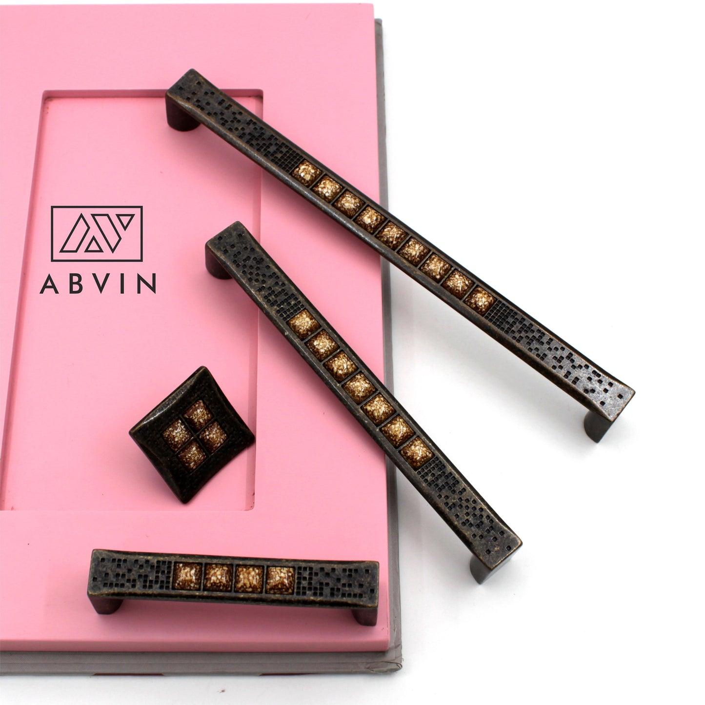 Modern Marble Vintage  Handles Pulls Cabinet Drawer Dresser Furniture Knob Handle Appliance Pulls - 1 pcs