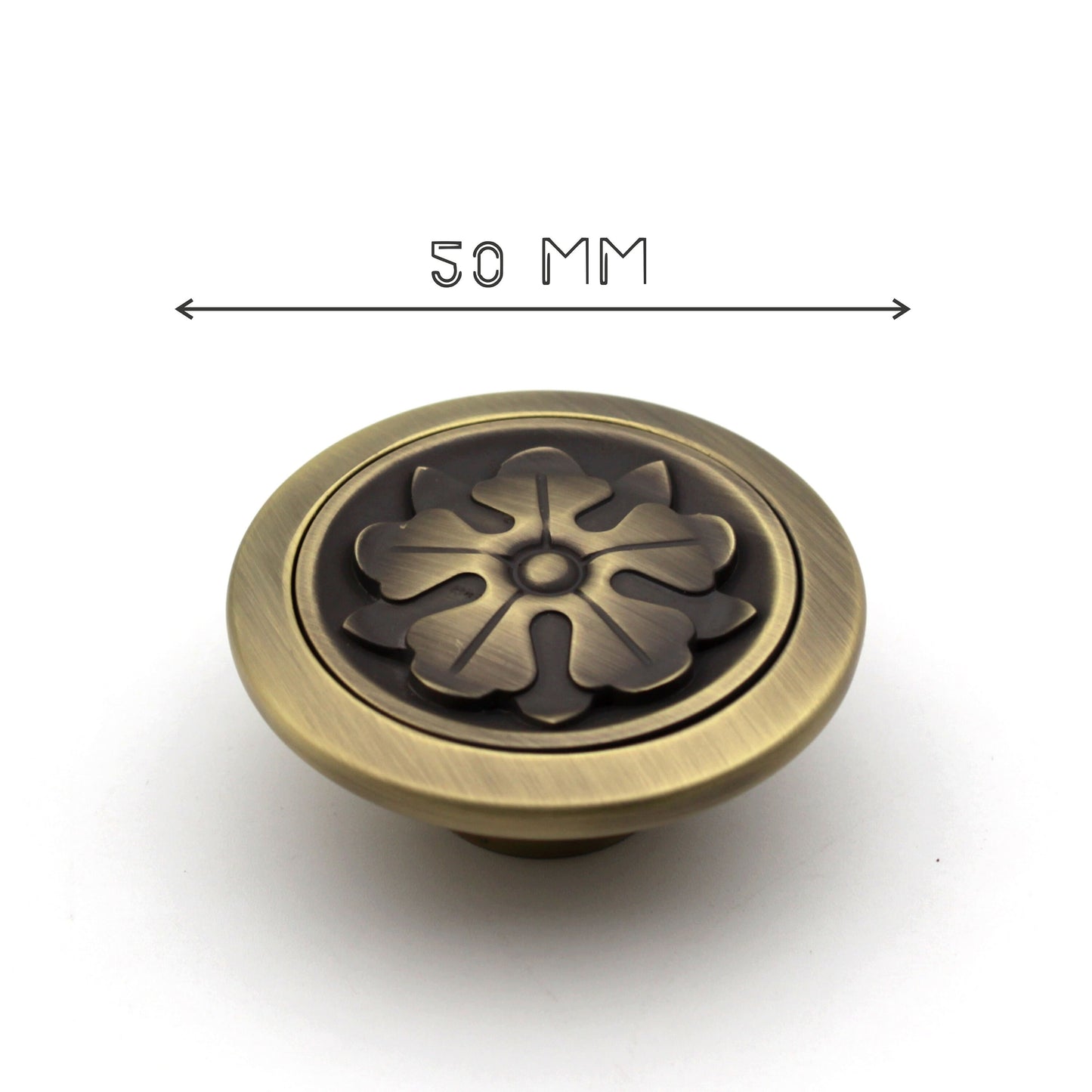 Premium Round Flower knob Drawer Knobs Pulls Handles Dresser Knob Cabinet Knobs Kitchen Knobs