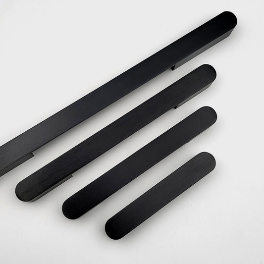 PREMIUM Black Matt Modern Solid Long Pull Bar Handles For Doors Cabinets Cupboards Drawers