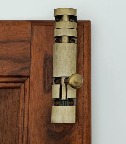 ABVIN Antique Gate Door Latch Slot Vintage Western Door Safe Latch Lock Tower bolt - 1 pcs