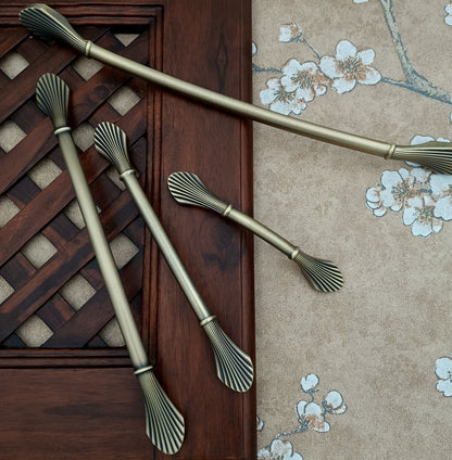 Antique Handles Pulls Cabinet Drawer Dresser Furniture Knob Handle Pulls Matt Dark Gold  - 1 pcs