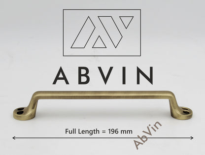 Vintage Antique Handles Pulls Outer Screws Cabinet Drawer Dresser Furniture Knob Handle Pulls - 1 pcs