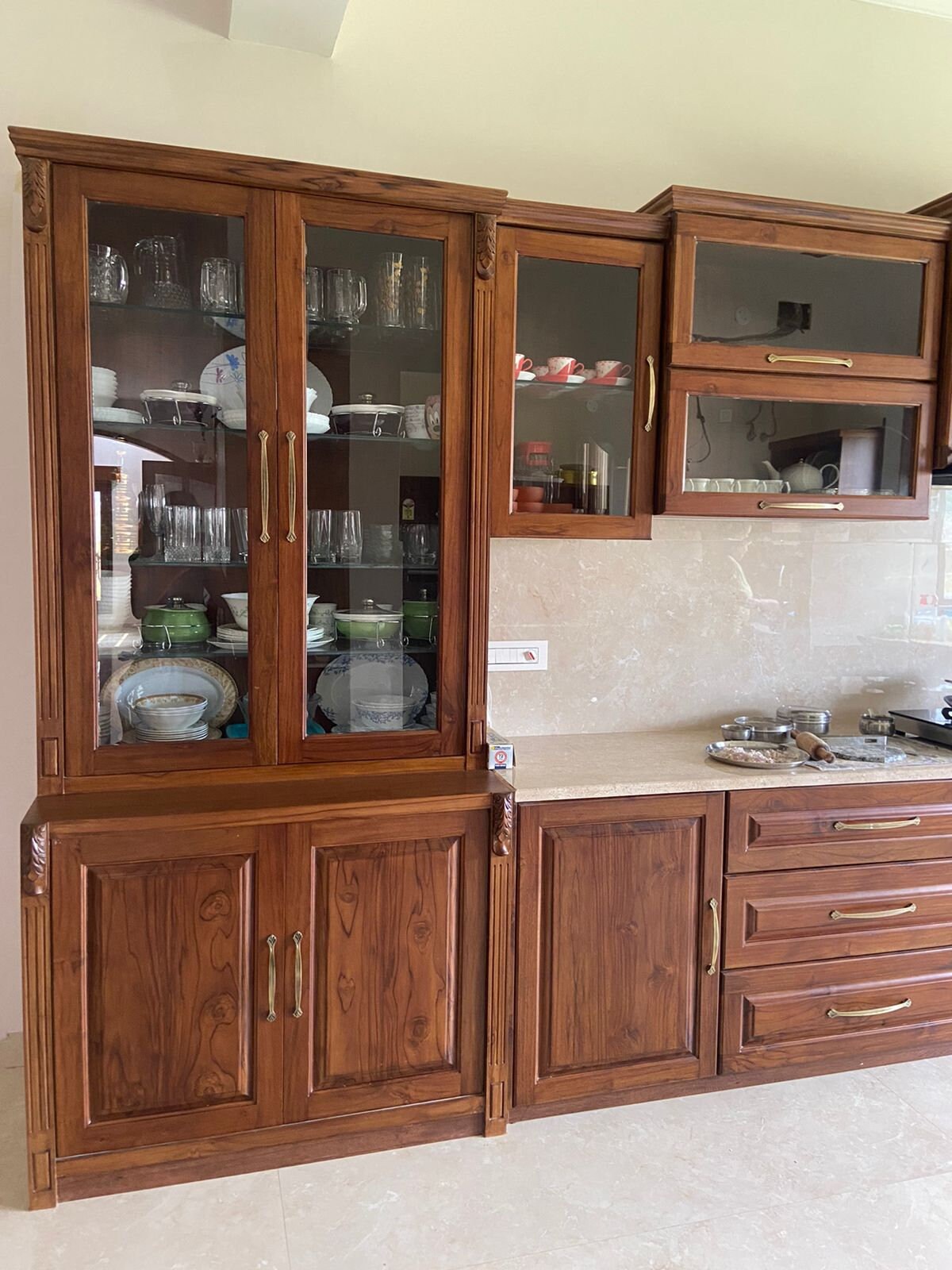 Flowers Handles Pulls Cabinet Drawer Dresser Furniture Knob Handle Pulls - 1 pcs