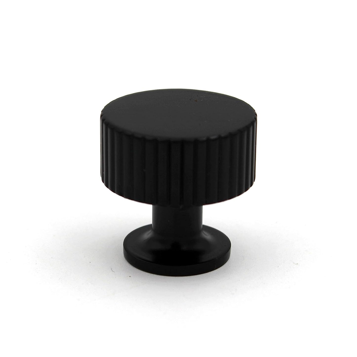 ABVIN Premium Knurled Black Brass Handles, Modern Hardware, Furniture Pulls for Doors Cabinets Cupboards Drawers (1 pcs)