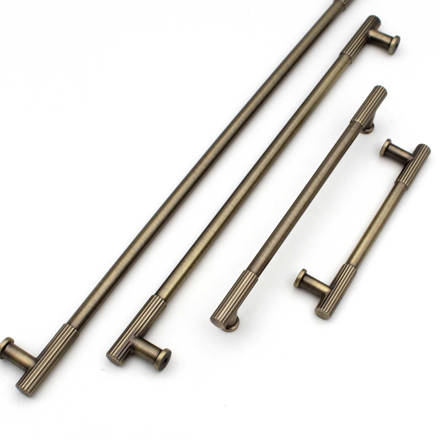 Brass Finish Cabinet Pull Handle – Antique Finish | Modern Bar Handle for Kitchen, Drawer & Wardrobe (1 Pc)
