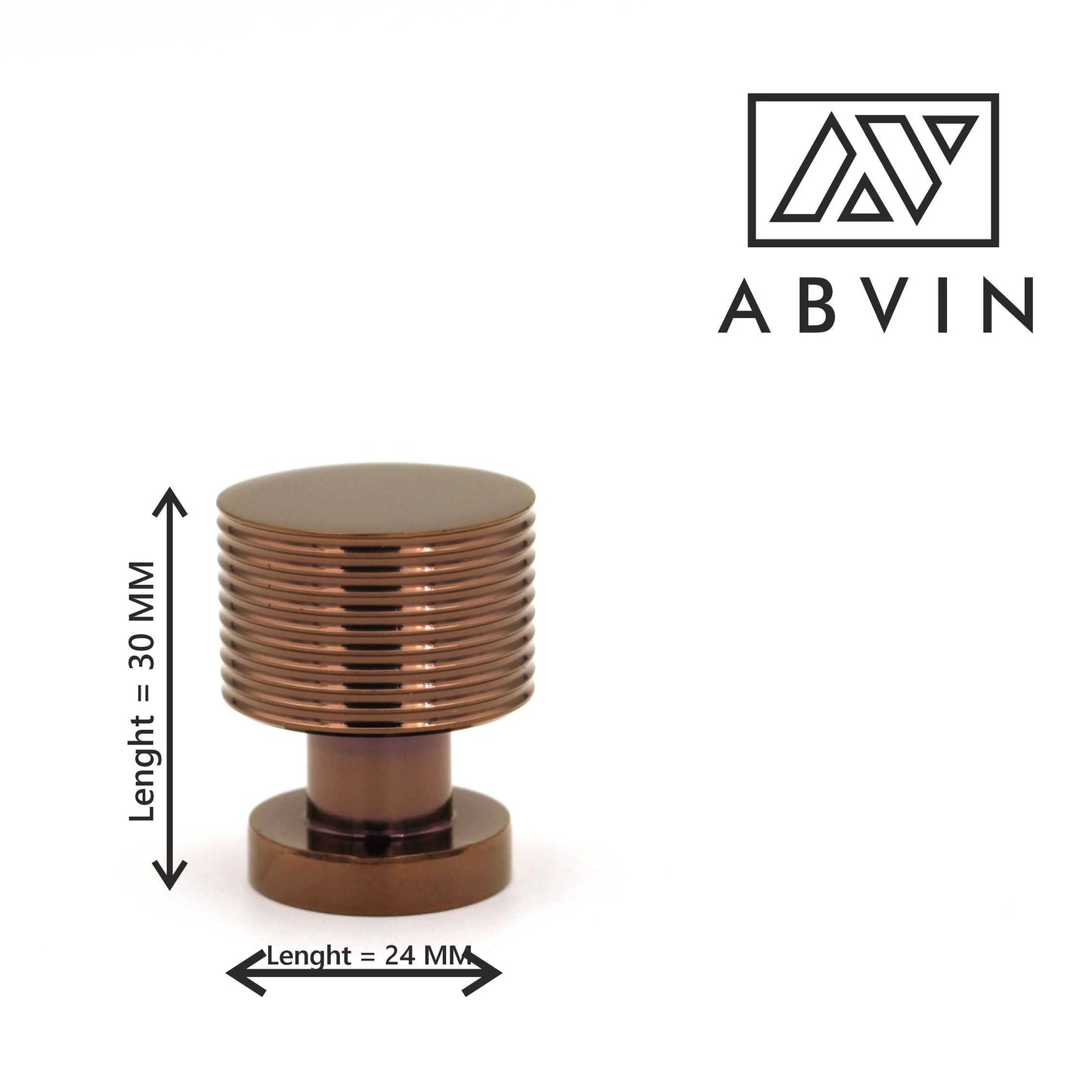 PVD RoseGold Tiny Lining Knobs Unique Cabinet Beautiful Decorative Dresser Drawer Knobs and Pulls - 1 pcs